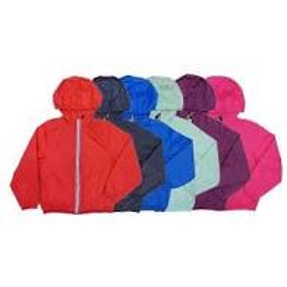Peakaboo Beans Break Free Kids Windbreaker Jacket NAVY NWT Large